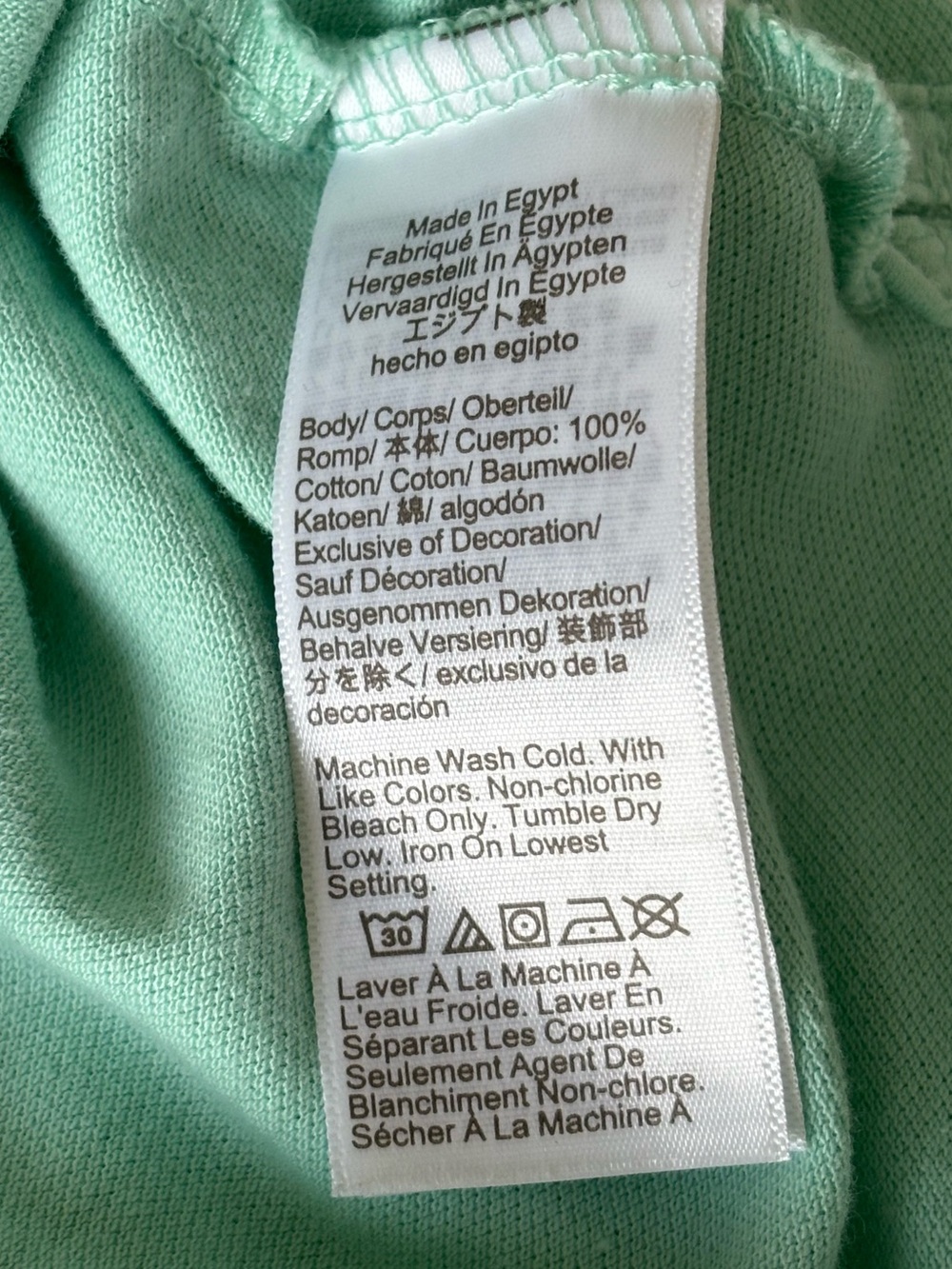 Crewcuts by J.Crew Boys’ Piqué Fish Polo Shirt Mint Green Size S - Picture 4 of 4